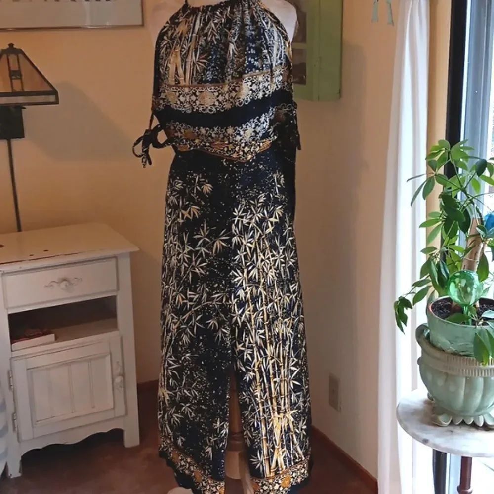 Art Tie On Jumpsuit - Picture 4 of 9